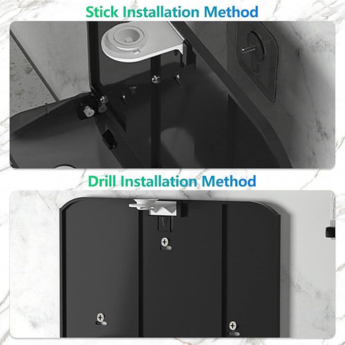 C-Fold Paper Towel Dispenser for Bathroom: Compact 200 Sheets Large Capacity