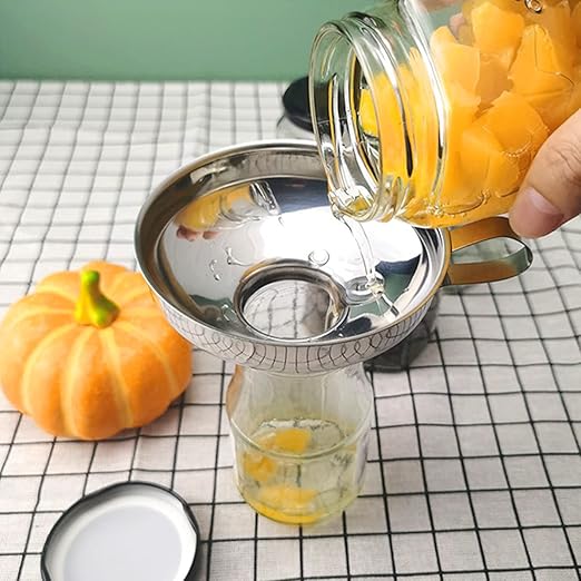Canning Funnel for Kitchen Use, Wide Mouth Funnel for Mason Jars, Large Canning