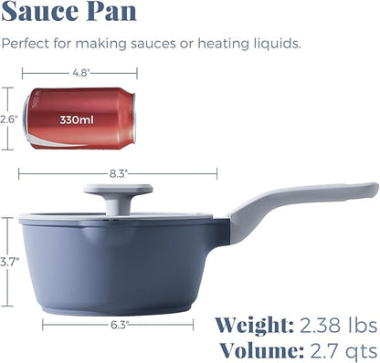 PRICUSIS Nonstick Saucepan