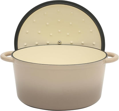 Gibson Home Addlestone 7 Qt Enameled Cast Iron Dutch Oven Pot