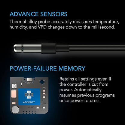AC Infinity Controller 69 PRO, Smart Environmental Controller