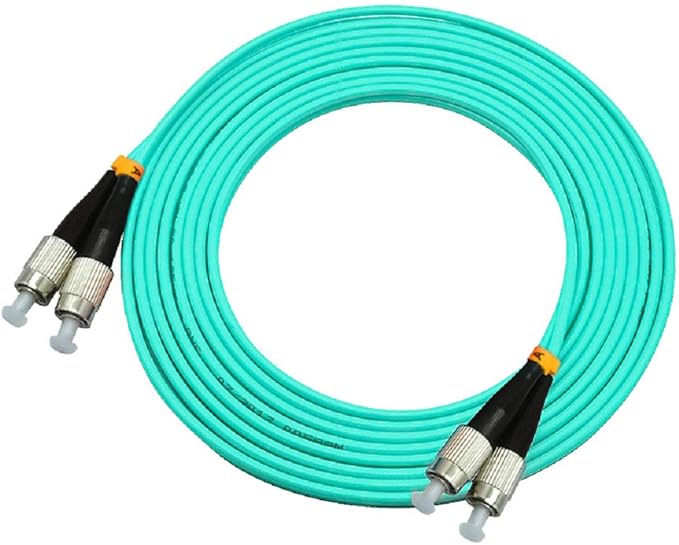 Jeirdus 50Meters 160ft Duplex 50/125 10G OM3 Multi-Mode Fiber Optic Cable