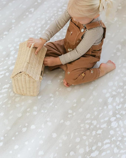 House of Noa Baby Play Mat – 4'x8' Shea Fawn – Set of 8 Tiles – Cushioned EVA Foam Play Mat for Floor, Soft Interlocking Baby Crawling Mats for Hard Floors