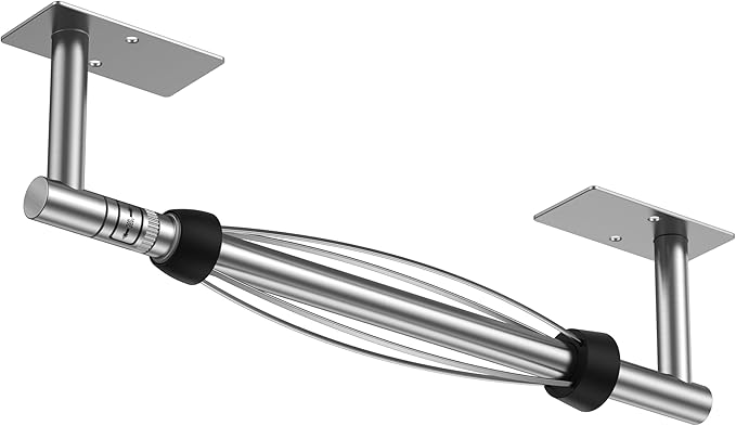 FORIOUS Paper Towel Holder Under Cabinet, Single Hand Operable