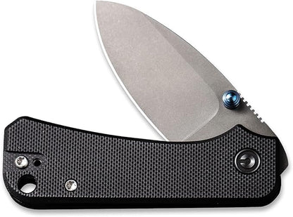 CIVIVI Baby Banter Pocket Folding Knife for EDC, 2.34" Blade Small Knife with Titanium Thumb Stud Opener C19068S-1