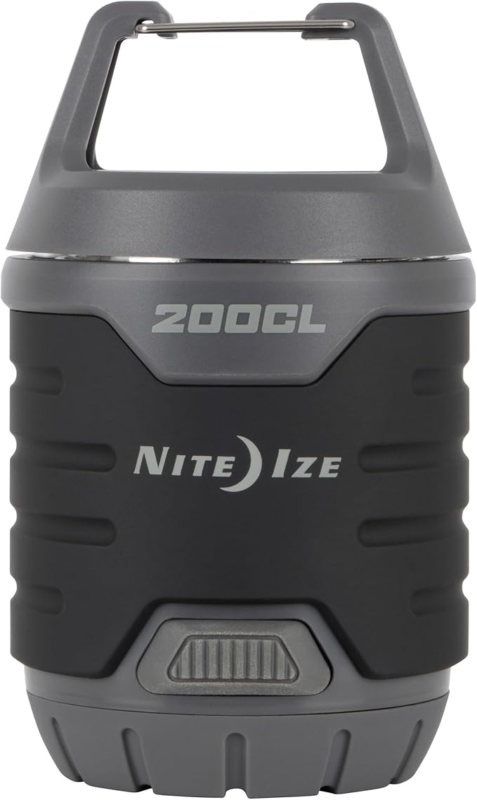 Nite Ize Radiant 200 Collapsible LED Lantern and Flashlight - 200 Lumen Convertible LED Lantern to Flashlight - Compact Essentials for Camping & Hiking Gear