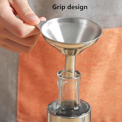 3-Piece Stainless Steel Kitchen Funnel Set