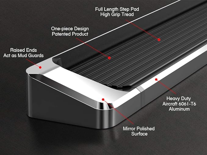 APS (Silver Running Board Style) Running Boards Nerf Bars Side Steps Compatible with Chevy Silverado GMC Sierra 1500 2500 1999-2006 Extended Cab & 2500 HD 3500 & 07 Classic 01-06