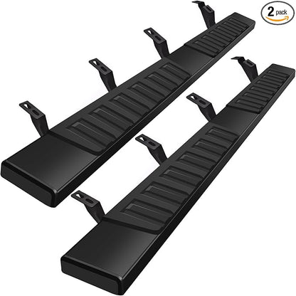 COMNOVA 6 Inches Running Boards for 2024-2026 Toyota Tacoma Double Cab with 4 Full-Size Doors. Side Steps Running Boards for Toyota Tacoma Made with Carbon Steel.
