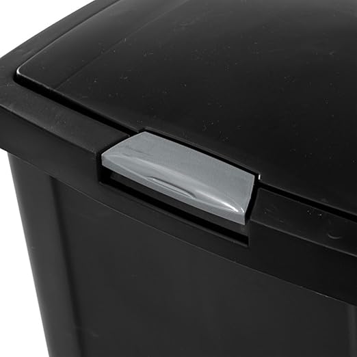 Sterilite 13 Gallon TouchTop Narrow Plastic Wastebasket