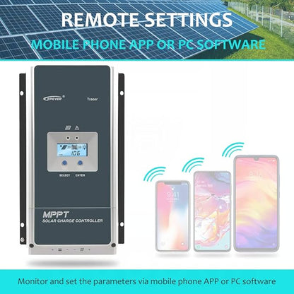EPEVER 60A MPPT Solar Charge Controller 12V/24V/36V/48V DC Automatically