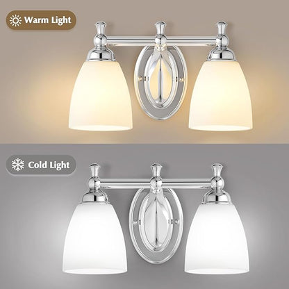 EJIAXIN Bathroom Vanity Lights Over Mirror, 2 Light Bath Vanity Light Modern