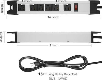 Heavy Duty Surge Protector Power Strip
