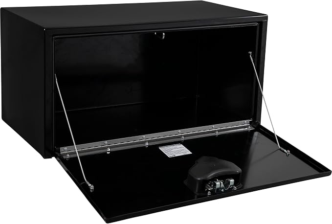 Buyers Products 1702105 Steel Underbody Truck Tool Box 18 x 18 x 36 Inch, Black Powder-Coated 14 Ga Steel, Locking Stainless Paddle Latch, Drop Door, Weather-Resistant, Made in USA