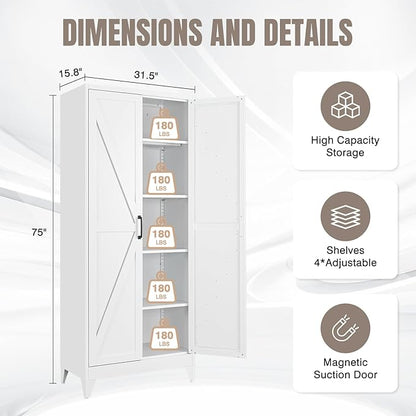 Yizosh Metal Storage Cabinet