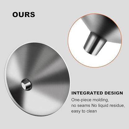 Small Funnel Set of 2, Stainless Steel Mini Funnel