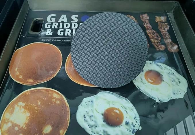 Firsgrill 2-Pack Burger Press 7.08" Round, Heavy-Duty Cast Iron Smash Burger