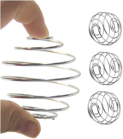3 PCS Stainless Steel Shaker Ball Wire Whisk Shaker Mixer Mixing Ball Cup Blend