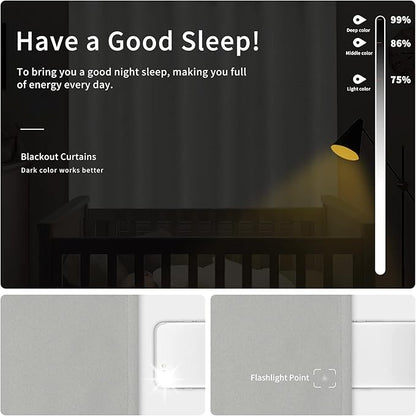 Easy-Going Blackout Door Curtains