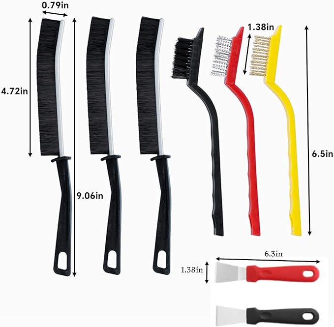 Crevice Cleaning Brush Set, Kitchen Sink Dead Corner, Window Gap, Floor Brush