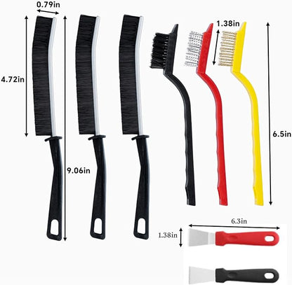 Crevice Cleaning Brush Set, Kitchen Sink Dead Corner, Window Gap, Floor Brush