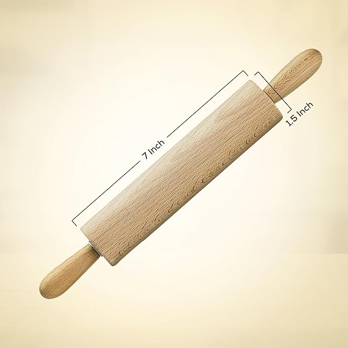 Mrs. Anderson's Baking Children’s Classic Wooden Rolling Pin, German Beechwood