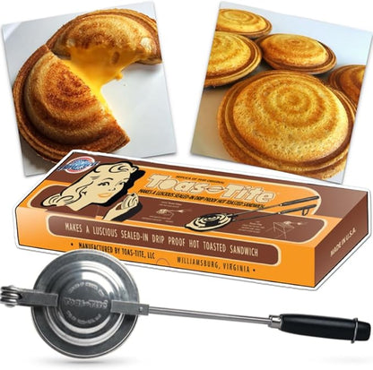 Handheld Sandwich Maker, Classic Sandwich Grill & Panini Press, Cast Aluminum