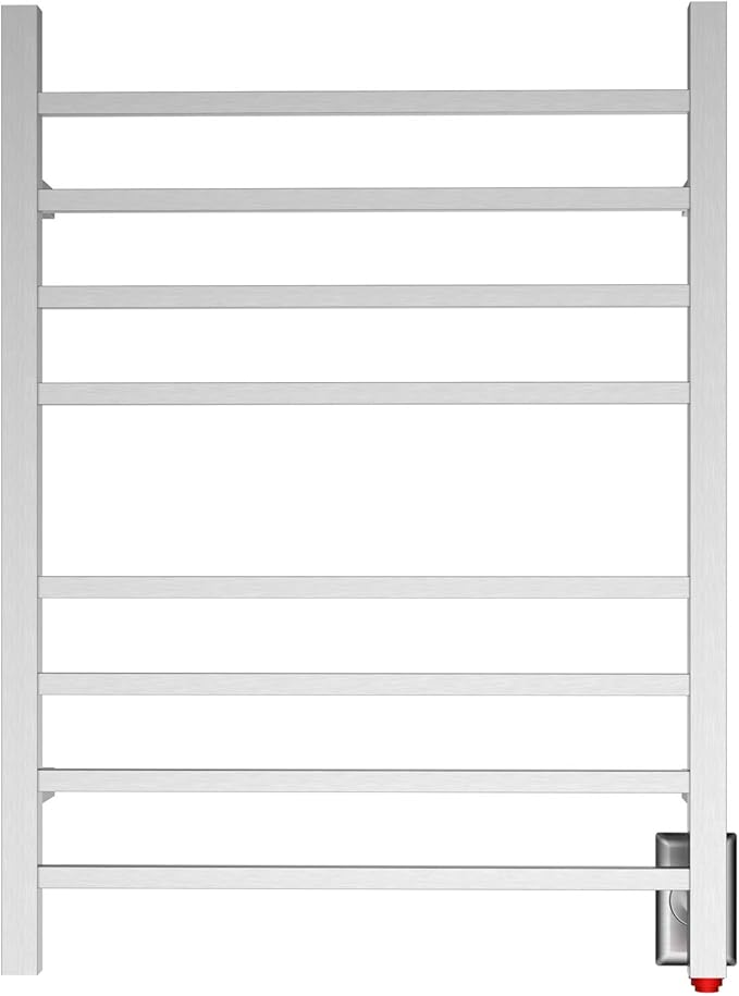 HEATGENE Towel Warmer, Heated Towel Warmer Rack, Wall-Mounted Hardwired/Plug-in