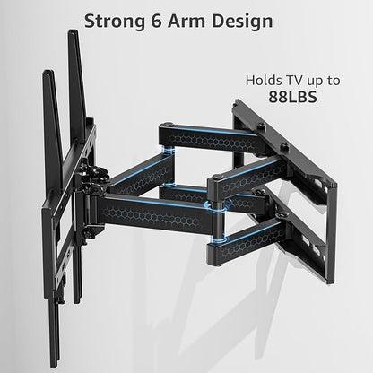 MOUNTUP UL Listed TV Wall Mount, Full Motion TV Mount