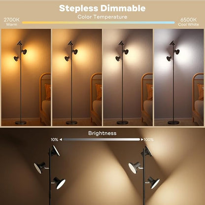 SIBRILLE RGB Floor Lamp, 36W Bright LED Standing Lamp