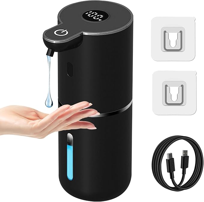OHIFAST Automatic Liquid Soap Dispenser Touchless, USB Rechargeable Smart Hand