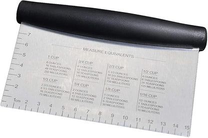 Dough Bowl Spatula & Stainless Steel Bench Scraper/Chopper