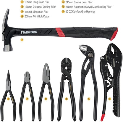 STARWORK TRUE MECHANIC 306-Piece Mechanics Tool Set and Socket Set,