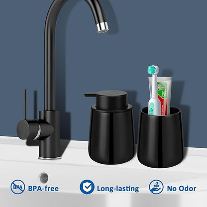 Soap Dispenser Ceramic with Easy-to-Press Pump Hand Lotion Liquid Dispenser
