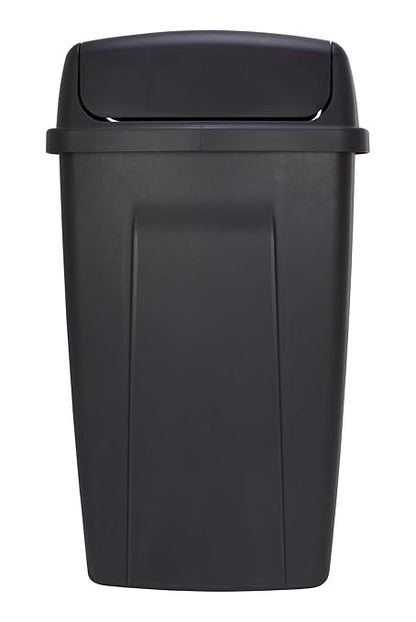 13 Gallon Kitchen Trash Can, Durable Plastic Waste Bin