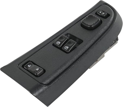 DICMIC Front Driver Side Master Power Window Switch and Door Lock & Black Bezel