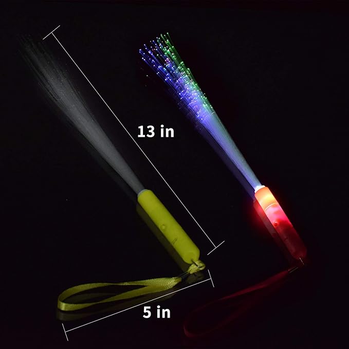 M.best 30pcs Glow Sticks Party Supplies, 3 Modes Colorful Flashing LED Light Up Glow Wands Sticks for Party Favors