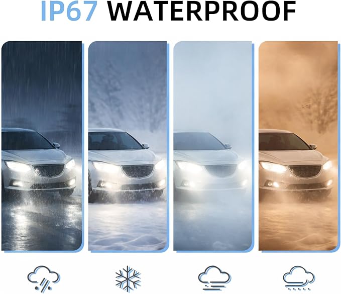 Sinoparcel H11B Halogen Headlight Bulbs White, Fit Low Beam of Optima 2008‑2016, Elantra 2007‑2010, Sonata 2009‑2010, Sportage 11‑16, Forte 10‑13, Soul 12‑13, 12V 55W Pack of 2