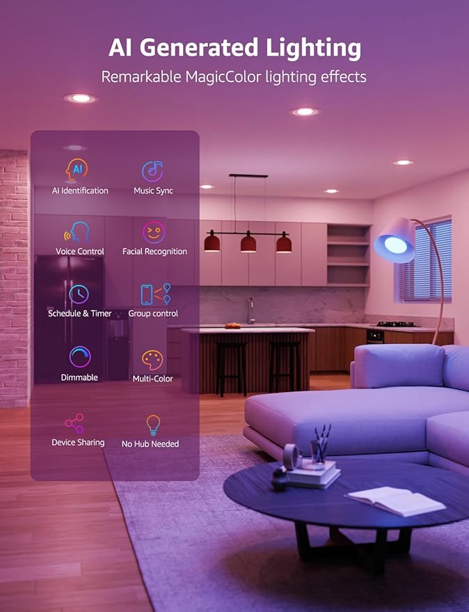 Lepro BR2 AI LED Smart Bulbs