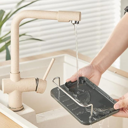 Dish Soap Dispenser 3-in-1 Sponge Holder