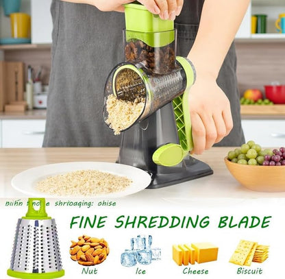 Cheese Grater with Handle, Vegetables and Fruits and Easy to Clean
