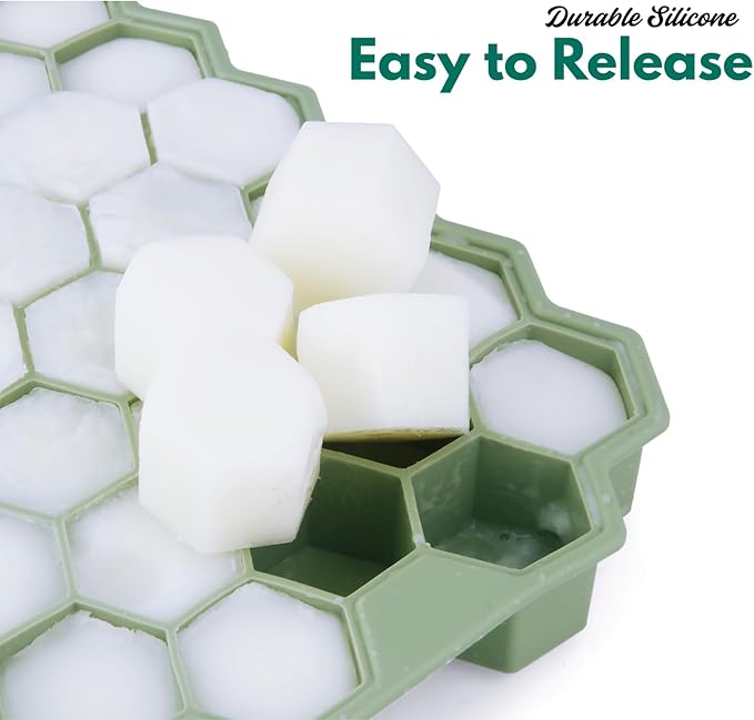 2 Pack Small Silicone Ice Cube Trays