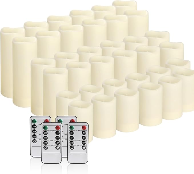 36Pack Flameless LED Candles, Waterproof