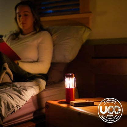 UCO 12-Hour Natural Beeswax Long-Burning Candles for UCO Candle Lanterns and Emergency Preparedness, Made in USA
