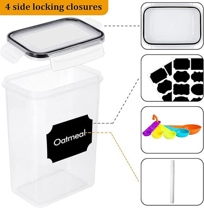 8 Pack Airtight Food Storage Containers