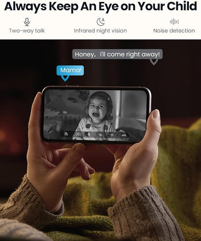 ieGeek 2K Indoor Security Camera, 5G/2.4G WiFi Pet Cameras