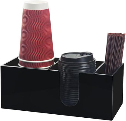 Coffee Bar Accessories and Organizer, Disposable Cup Holder