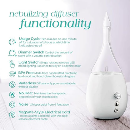 Raindrop 3.0 Nebulizing Essential Oil Diffuser