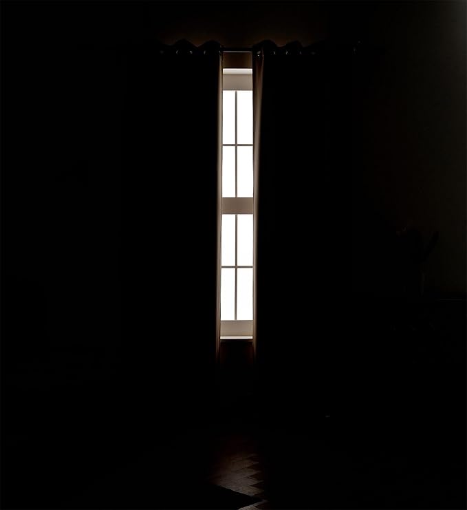 MIUCO Room Darkening Soild Grommet Blackout Curtains Panels