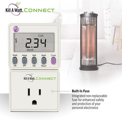 Kill A Watt Connect P4498 Electricity Usage Monitor Power Consumption Meter